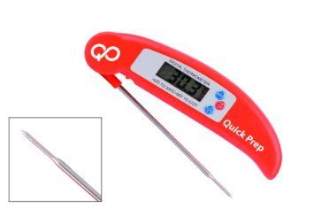 Instant Read Kitchen Thermometer with LCD, Cooking thermometer for Food, Barbecue, Turkey, Meat, Kitchen, Grill & Candy.