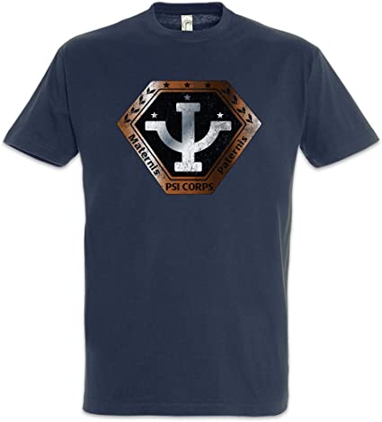 Urban Backwoods Vintage Psi Corps Logo Men T-Shirt