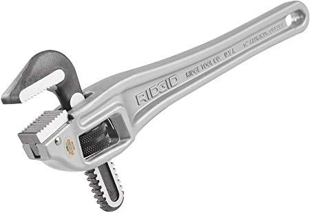 RIDGID 31120 Model 14 Aluminum Offset Pipe Wrench, 14-inch Plumbing Wrench