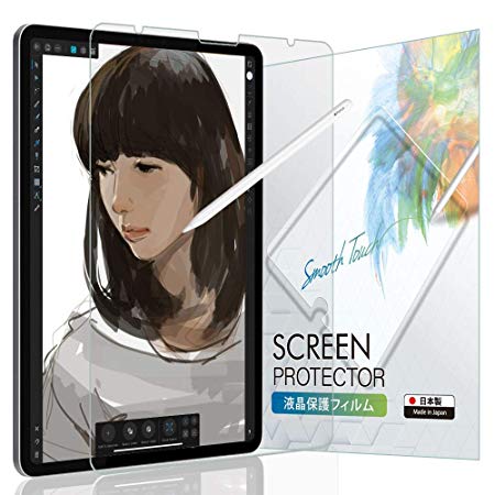 BELLEMOND Paper-Like Screen Protector for iPad Pro 12.9" 2018 - Write, Draw & Sketch with The Apple Pencil as if Using on Paper - Anti Reflection/Glare for Apple iPad Pro 12.9 inch 2018 Tablet