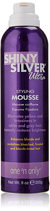 One 'n Only Shiny Silver Ultra Styling Mousse, 9 Ounce