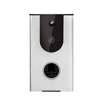 ERAY WiFi Wireless Enabled Video Doorbell Smart Home Security Camera IP65 Waterproof, iOS & Android APP, IR Night Vision, Cloud Storage, Built-in 8G TF Card, Support Tamper Alarm