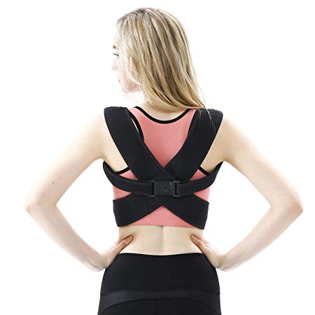 Befayoo Back Posture Corrector Clavicle Support Brace for Women & Men with Waist Support Wide Straps Adjustable Back Support Brace Which Improves Posture & Back Pain Relief