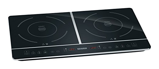 Severin DK 1031 Table Top Double Induction Hob, 3400 W, Black