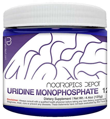 Uridine Monophosphate Powder | 30 Grams | Disodium Salt | Supports Healthy Cognitive Function   Enhances Memory | Supports Healthy Mitochondrial Function