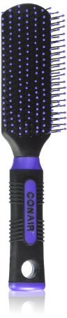 Conair Pro Hair Brush with Nylon Bristle, All-Purpose, Colors May Vary