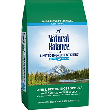 Natural Balance Limited Ingredient Diets Dry Dog Food - Lid Lamb & Brown Rice Dry Puppy Food