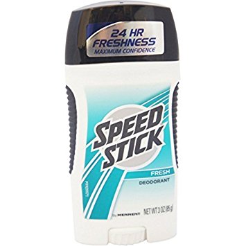 Speed Stick Deodorant, Clear,  Fresh, 3 oz, (Case of 6)