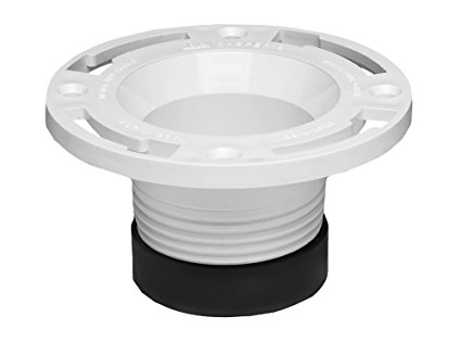 Oatey 43651 PVC Twist-N-Set Closet Flange, 4-Inch