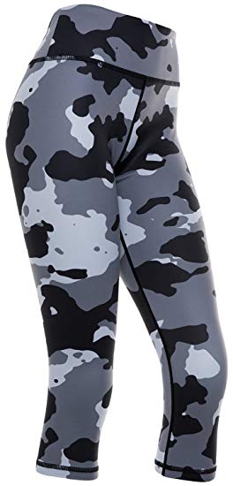 CompressionZ Women's Capris - Body Slimming Compression for Yoga, Fitness & Gym with Hidden Pocket