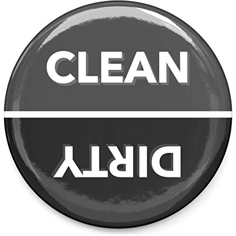3" inch Veemoh Clean and Dirty Dishwasher Magnet & indicator sign