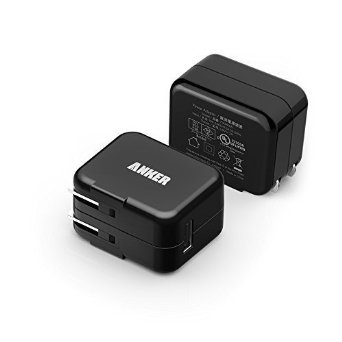 Anker 2 pack 10W USB Wall Charger with PowerIQ Technology for Apple iPhone 6 / 6 Plus, iPad Air 2 / mini 3, Samsung Galaxy S6 / S6 Edge and More (Black)