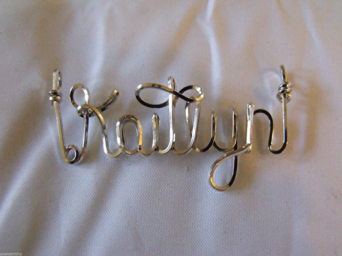 Name necklace, Personalized name, KAITLYN or ANY name on 18" sterling silver filled chain
