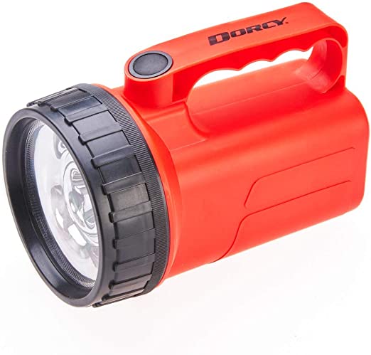 Dorcy 100 Lumen LED Floating Lantern, Flex Battery Takes AA or 6V Batteries, Easy Grip Handle