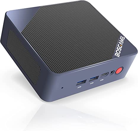 BOSGAME Mini PC Intel 12th N95 4C/4T (up to 3.40Ghz), 8GB DDR4 256GB M.2 NVMe SSD PCIe 4, Mini Desktop Computer Windows 11 Pro Mini Computers,Support 4K Triple Display/BT 4.2/WiFi AC 8265/4*USB 3.2