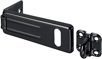 Master Lock 704EURD 115mm Hasp - Black