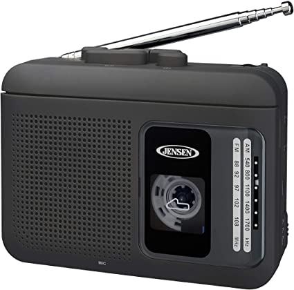 Jensen MCR-75 Personal Cassette Player/Recorder with AM/FM Radio