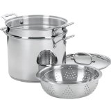 Cuisinart 77-412 Chefs Classic Stainless 4-Piece 12-Quart PastaSteamer Set