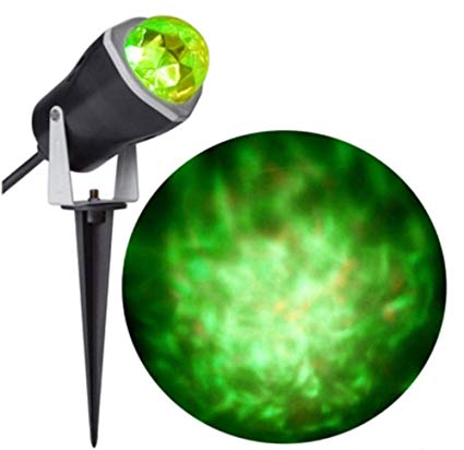 Gemmy Lightshow Projection Spot Light Fire and Ice (Green, Green, Orange) Halloween Decoration (1)