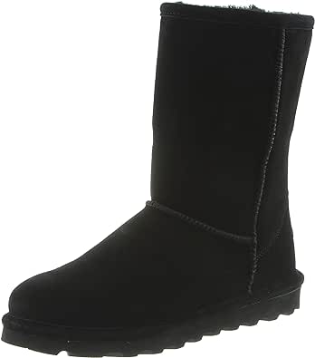 BEARPAW Women's Elle Short Multiple Colors | Women's Boot Classic Suede | Women's Slip On Boot | Comfortable Winter Boot