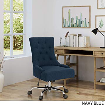 Christopher Knight Home Americo Home Office Desk Chair by Navy   Slate