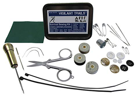 Vigilant Trails® Pocket/Survival Sewing Kit