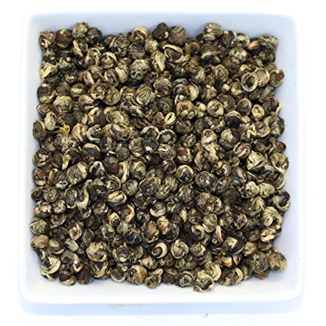 Imperial Jasmine Dragon Pearls Green Tea Loose Leaf - Best Jasmine Tea - Organic