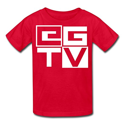HSTee Youth EthanGamerTV Logo T-Shirt - Red