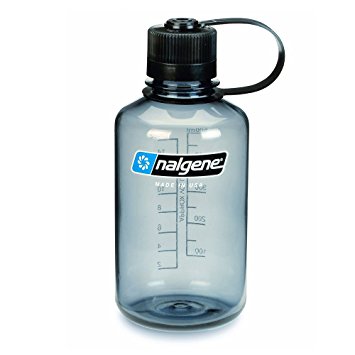 Nalgene BPA Free Tritan Narrow Mouth Water Bottle, Clear, 32 Oz