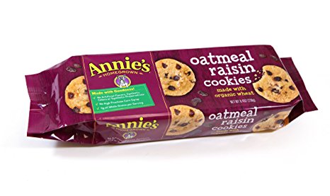 Annie's Oatmeal Raisin Cookies, 8.4 Ounce