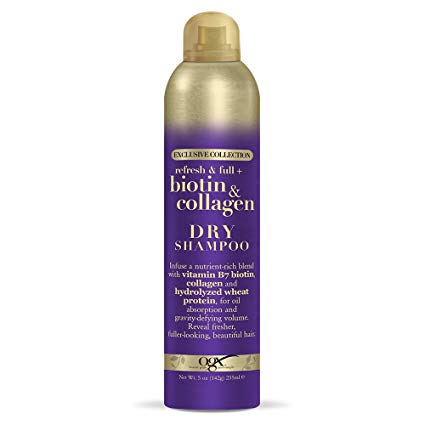 OGX Biotin & Collagen Dry Shampoo 5 Ounce Bottle