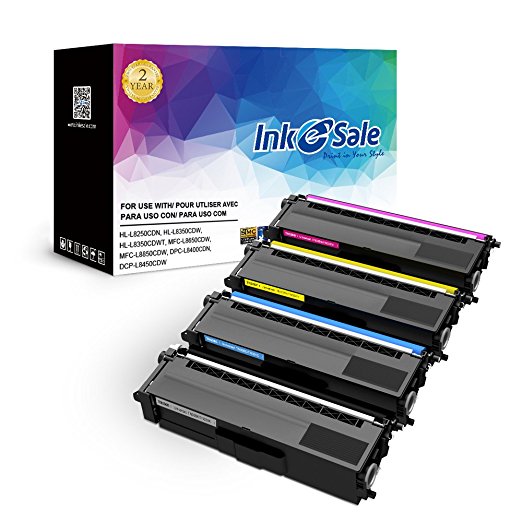 INK E-SALE Replacement for Brother TN336 TN331 Replacement for Brother HL-L8250CDN, HL-L8350CDW, HL-L8350CDWT, MFC-L8650CDW, MFC-L8850CDW, DPC-L8400CDN, DCP-L8450CDW Printer Series, High Yield 4 Pack