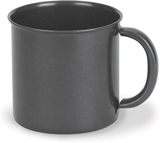 Stansport Steel Mug, 14-Ounce, Black Granite
