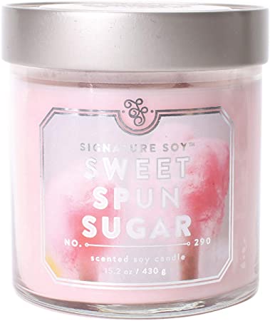 Signature Soy Sweet Spun Sugar Large Jar, 15.2 oz. Candle