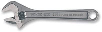 Bahco 8070 BH8070 IP Black-Finished Adjustable Wrench in Industrial Pack, Grey, 6-Inch, 20 mm