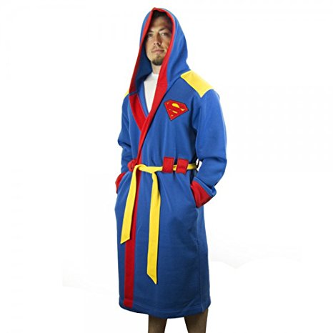 BioWorld Superman Hooded Robe with Belt