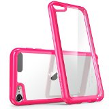 iPod Touch 6th Generation Case Scratch Resistant i-Blason Clear Halo Series for Apple iTouch 56 Hybrid Bumper Case Cover ClearPink