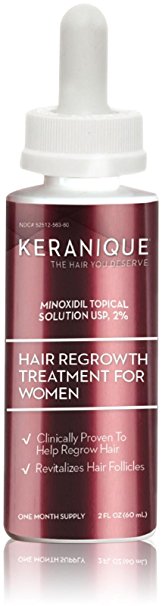 Keranique Hair Regrowth Treatment - Minoxidil Dropper, 2 Ounce