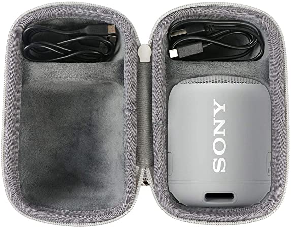 co2crea Hard Travel Case for Sony SRS-XB12 Extra Bass Portable Bluetooth Speaker (Gray Case)