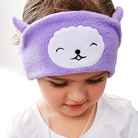 Kids Headphones - Easy Adjustable Kids costume Headband SILKY Headphones for Children, Perfect for Travel and Home - Sheep