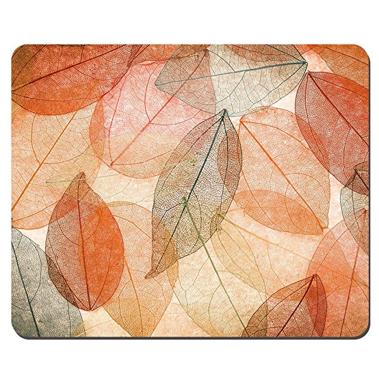 Thick 4mm Gaming Mouse Pad - Personality Mouse Pads Style Design - Non Slip Rubber Mouse Mat - natural Leaf