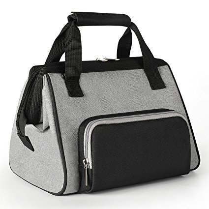 Lunch Bag Insulated Lunch Box — Vemingo Tote Bag Lunch Organizer Holder Container W Strap Shoulder For Men/Women/Kids