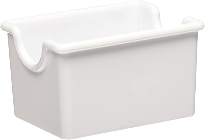 Winco PPH-1W Plastic Sugar Packet Holder, White - Sugar Caddies-PPH-1W