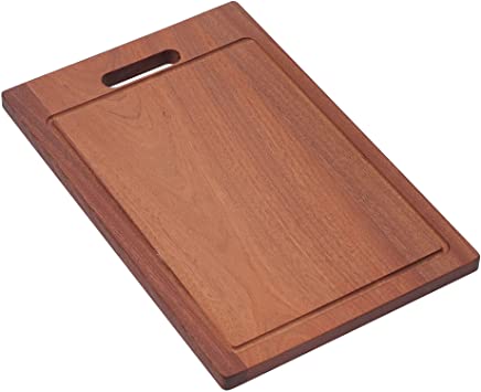 Sarlai Soild Wood Sapele Cutting Board for Workstation Sink Replacement