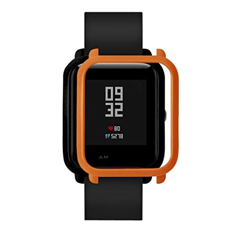 huami amazfit Screen Protector for Xiaomi huami amazfit Bip Youth, Frame of Colors PC Protective Case for Xiaomi huami amazfit Bip Smartwatch