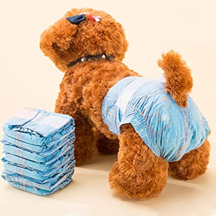 Pet Soft Doggie Diapers Female - Disposable Dog Diapers for Girl Puppy Dogs Cats, Diapers for Small Medium Pets 8-48pcs