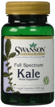 Swanson Full Spectrum Kale 400 mg 60 Veg Caps