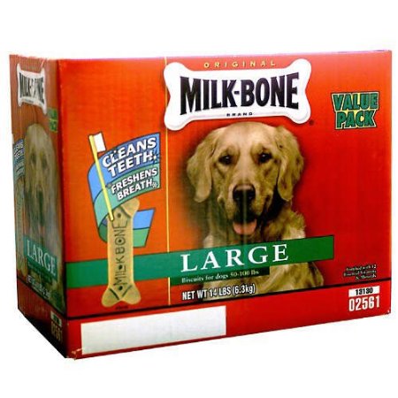 Milk-Bone DOG BISCUITS 799100 Milkbone Bisc Large for Pets 14-Pound