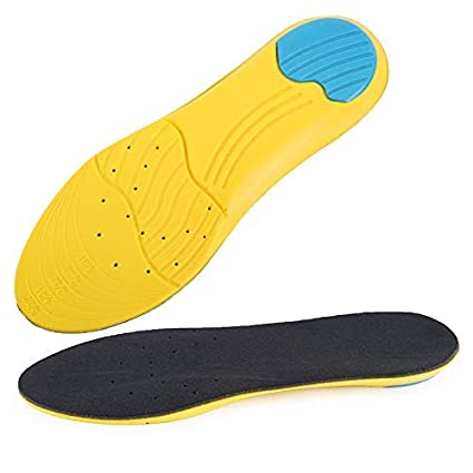 Skudgear (Yellow, 2 Count (Pack of 6) Memory Foam Shoes Insole | Arch Support Shoe Inserts Pad | Excellent Shock Absorption and Cushioning | Durable | Washable | For Men And Women | Premium comfortMemory Foam Shoes Insole | Arch Support Shoe Inserts Pad Men Women (Multicolour, Sizes 6 to 9)