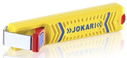 Jokari 10160 Secura Cable Stripping Knife for All Standard Round Cables, No. 16, 13.2cm L x 2.9cm W x 3.5cm H